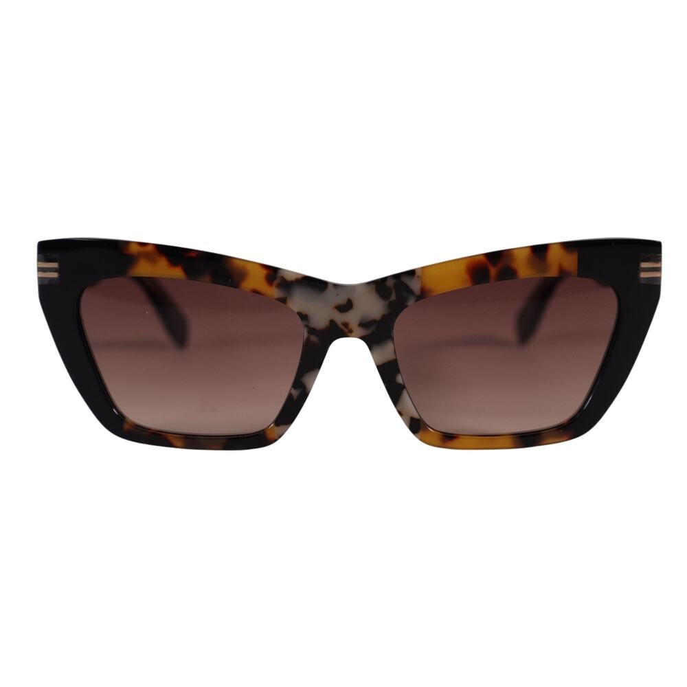Marc Jacobs Rectangle Cat Eye Sunglasses - Havana / Brown Gradient - NWT - Picture 11 of 11